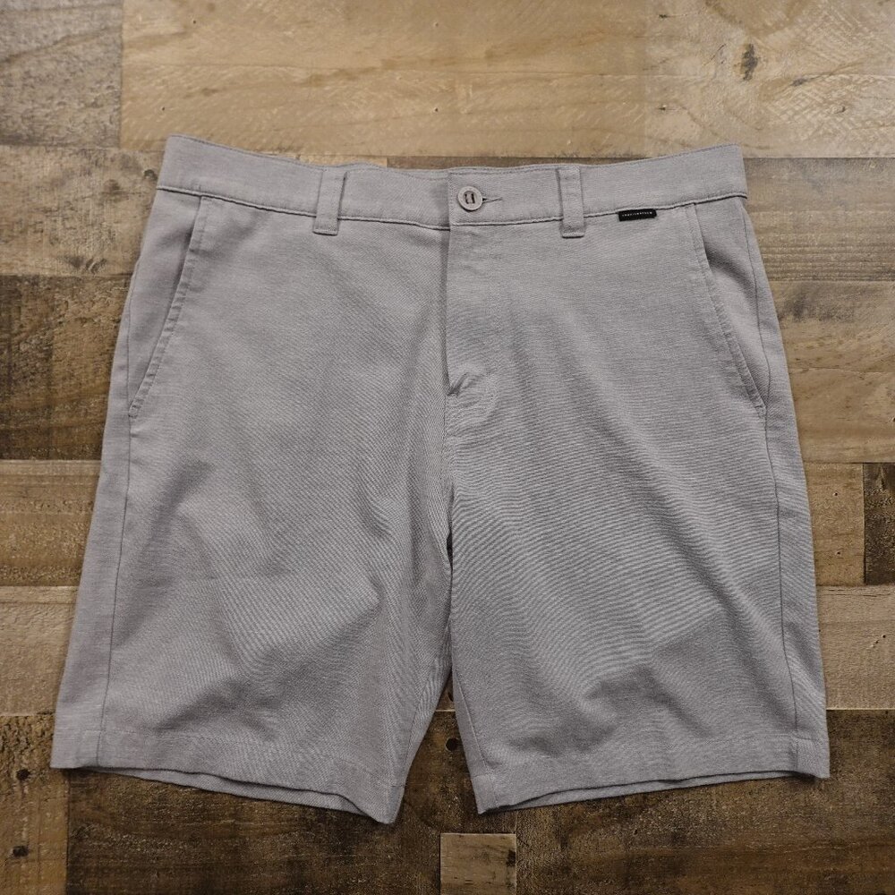 Travis Mathew‎ Adirondack Shorts Men’s 34 Gray Stretch Golf Casual